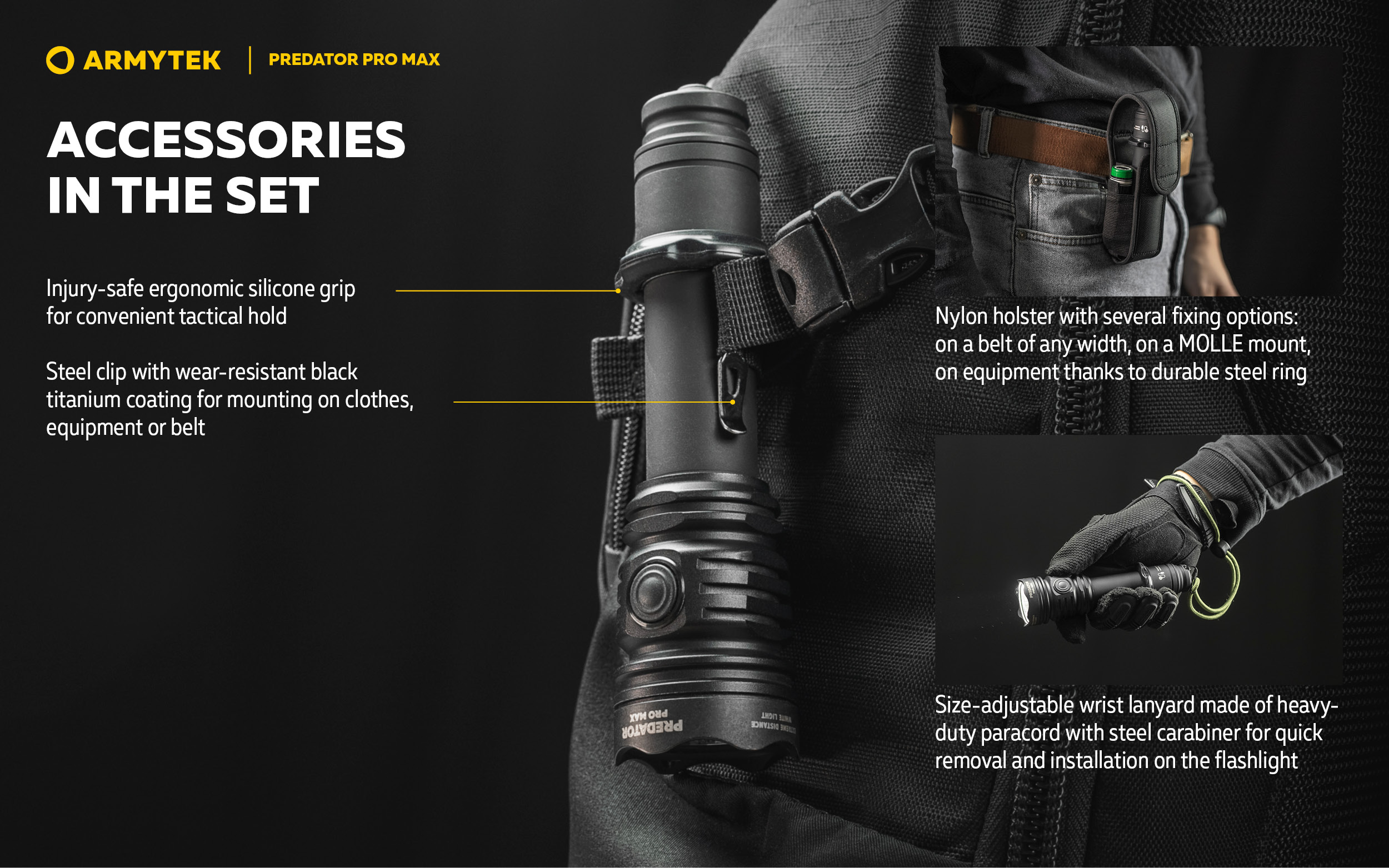 [カラス] Armytek Predator ProMax Sft-70 Flashlights :: Models :: Predator :: Armytek Predator Pro Max